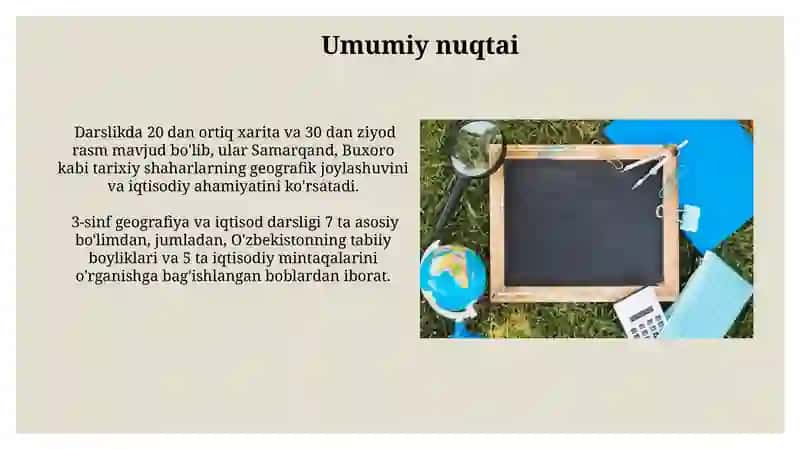 3-sinf Geografiya va iqtisod darsligi 4