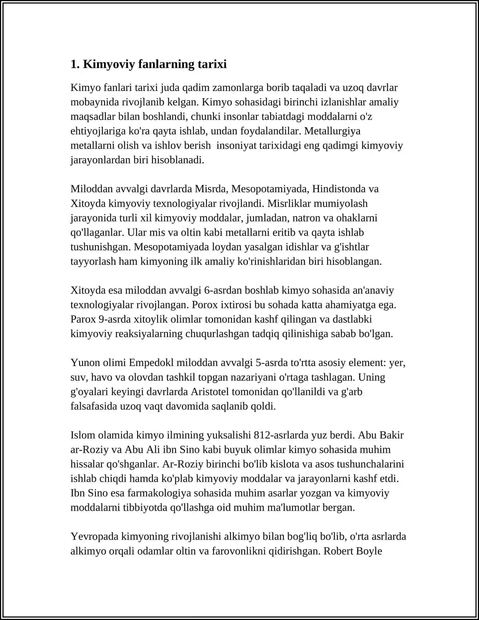 KIMYO VA ALKIMYONING KELIB CHIQISHINI TAHLIL QILISH 4