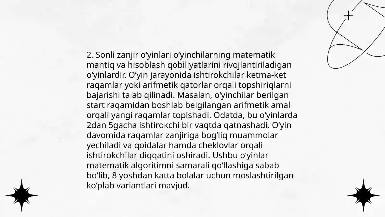 Matematik o‘yinlar orqali mantiqiy fikrlashni rivojlantirish 4