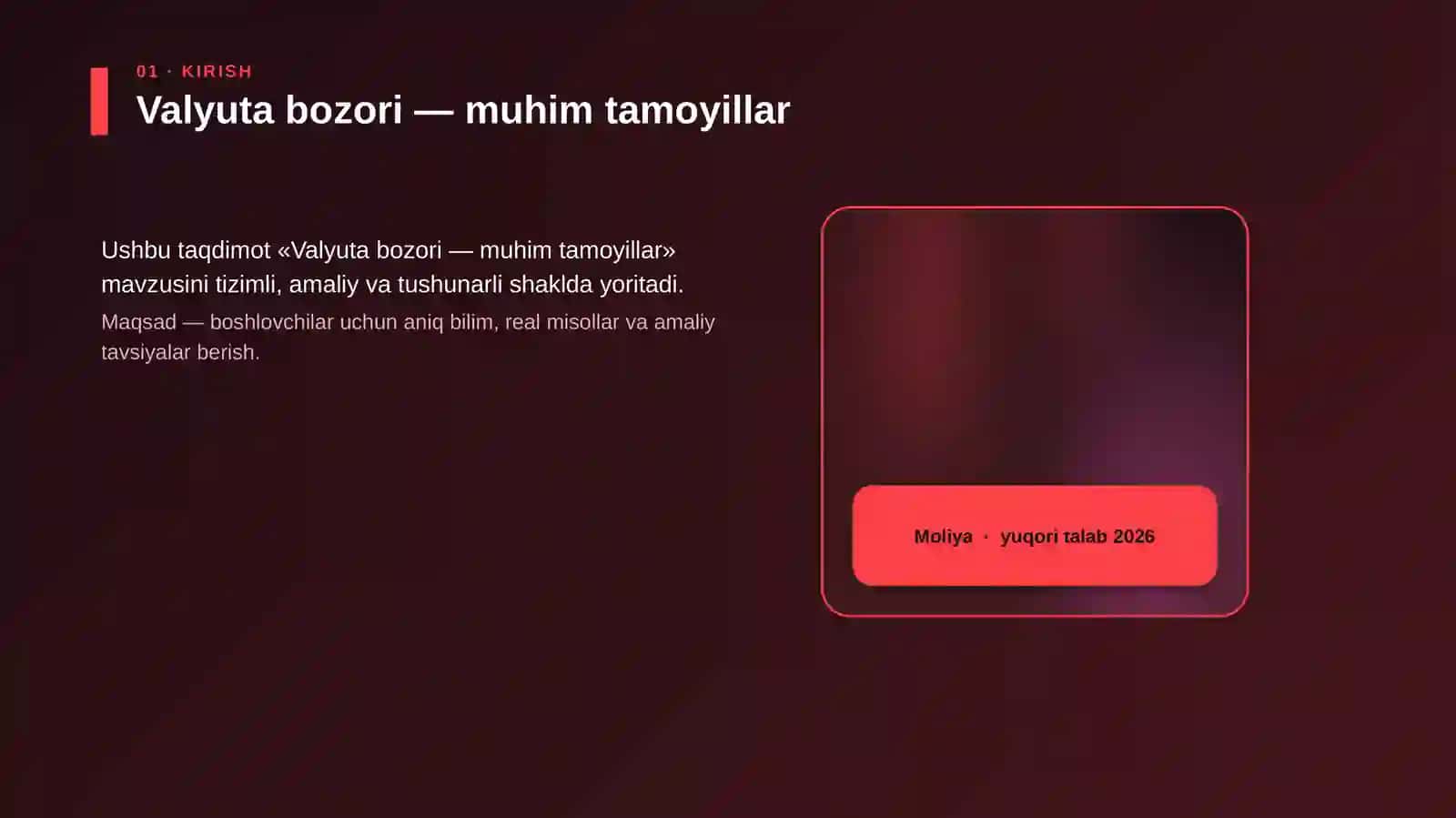 Valyuta bozori — muhim tamoyillar 4