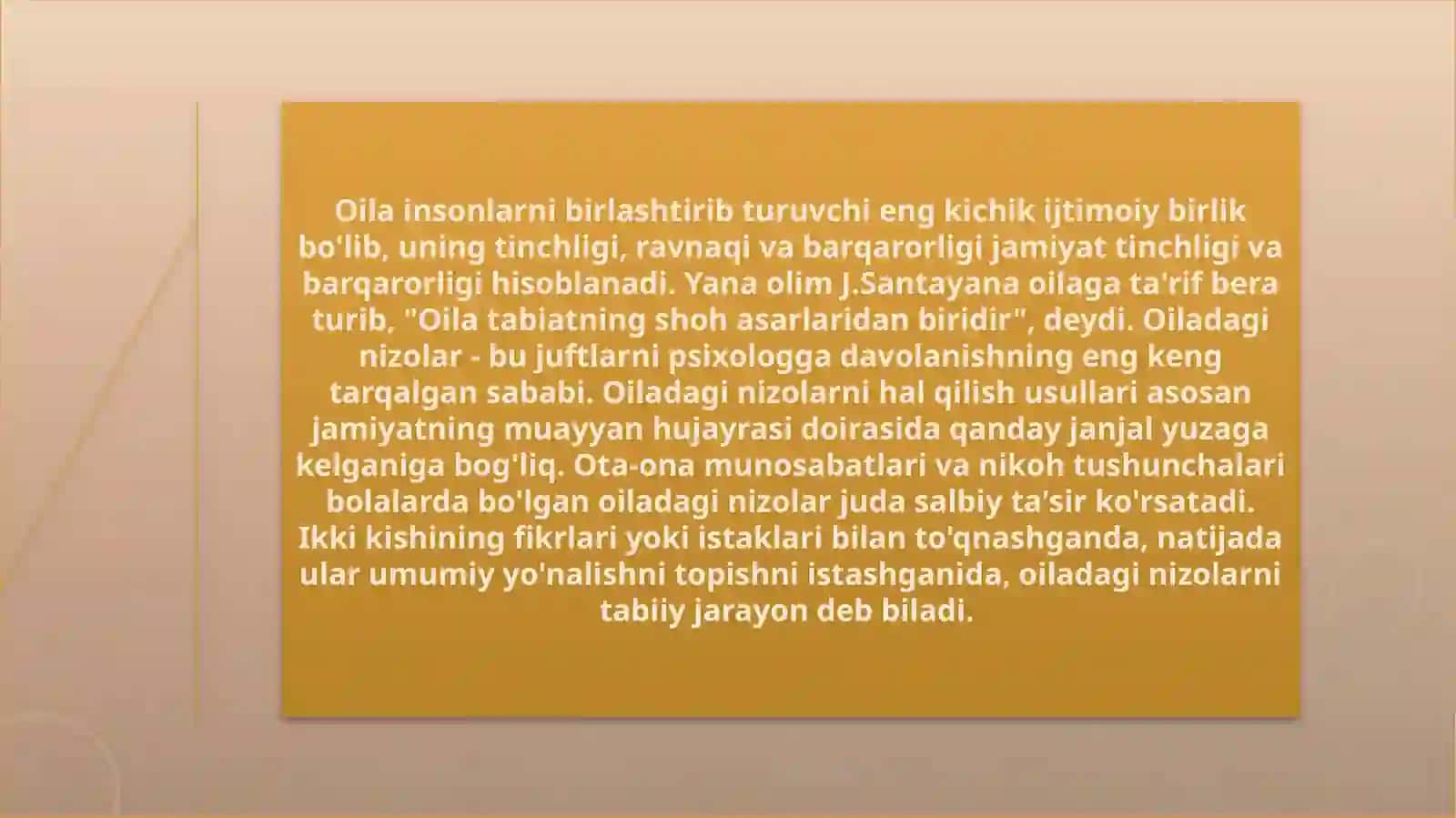 Oilada ijtimoiy muammolarning kelib chiqish sabablari 4