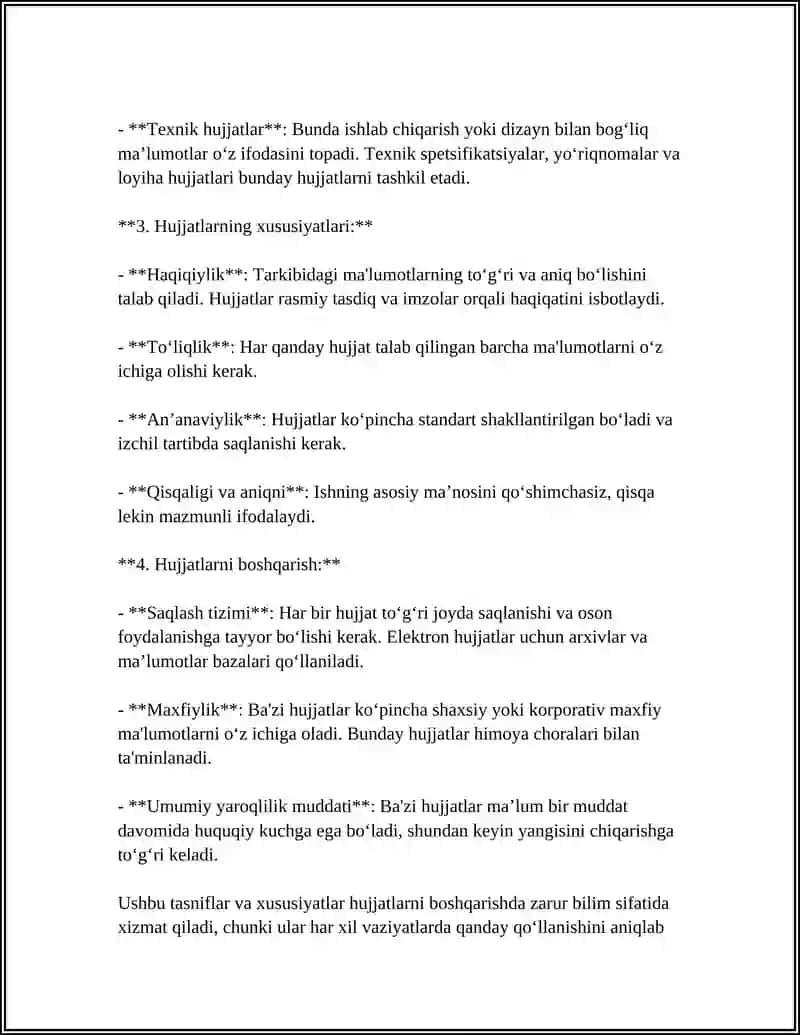 HUJJAT TURLARI VA ISH YURITISH ASOSLARI 4