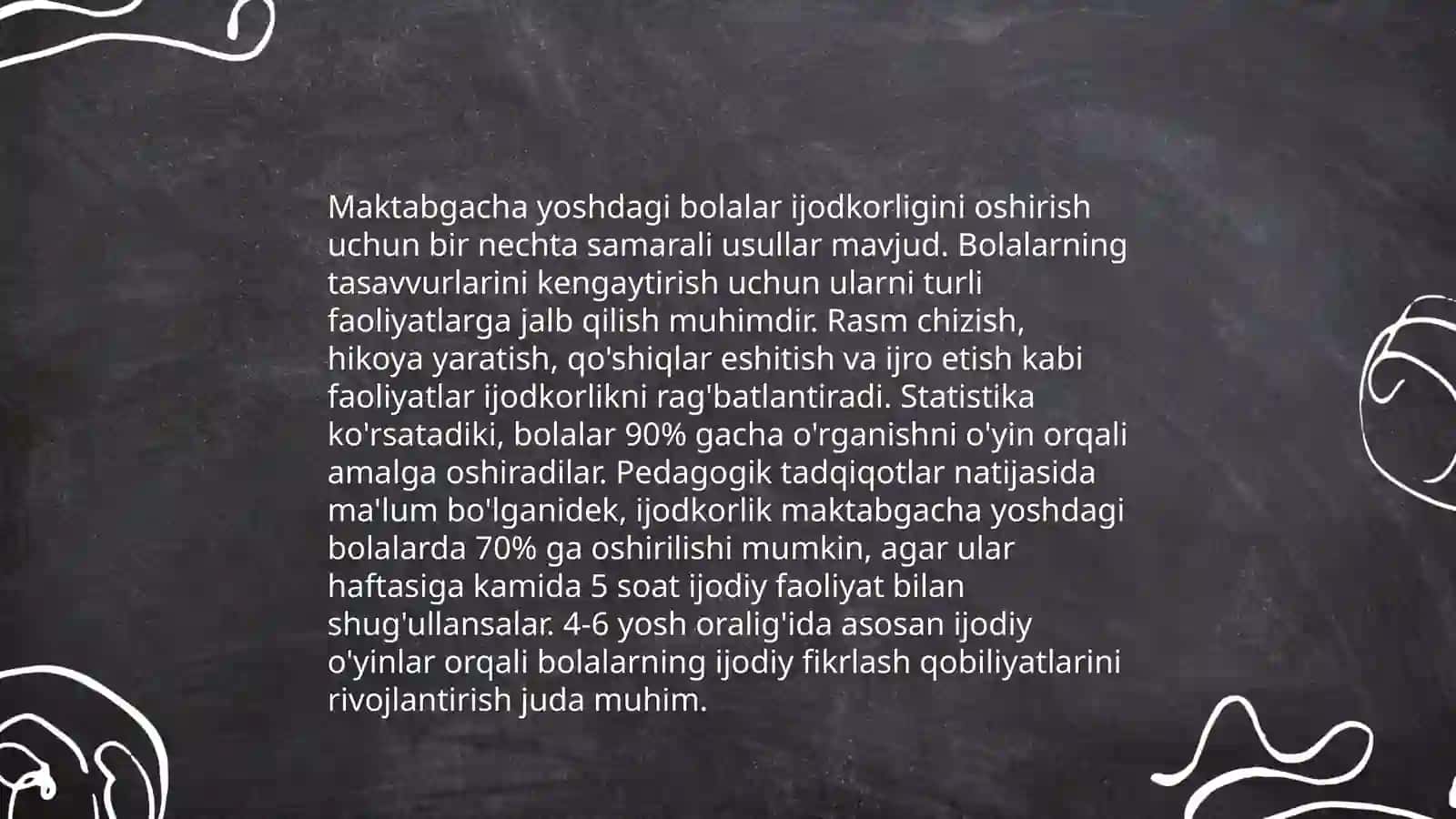 Tasviriy san'atning bolalar rivojlanishiga ta'siri 4
