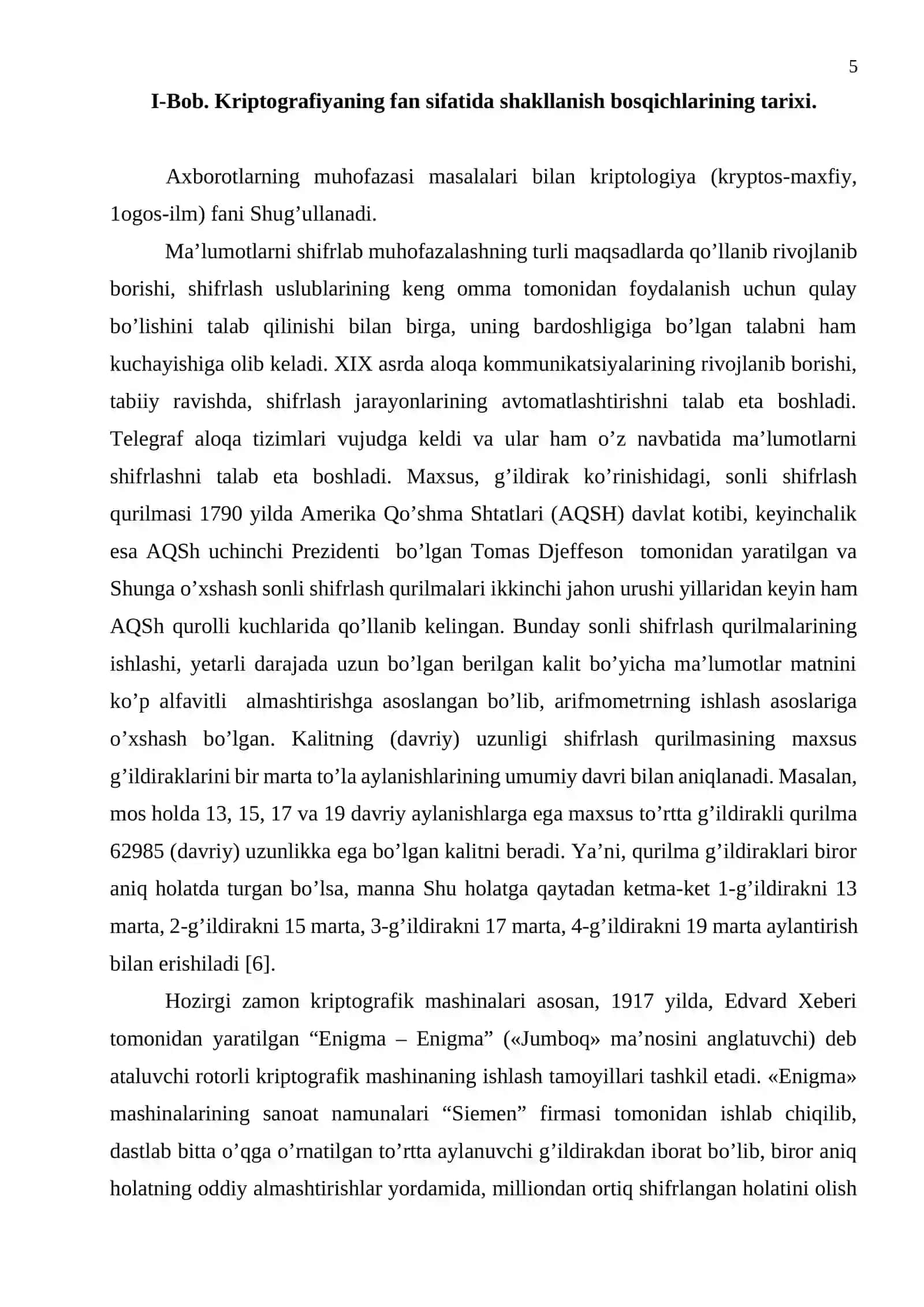 KRIPTOGRAFIYA  BITIRUV MALAKAVIY ISHI 4