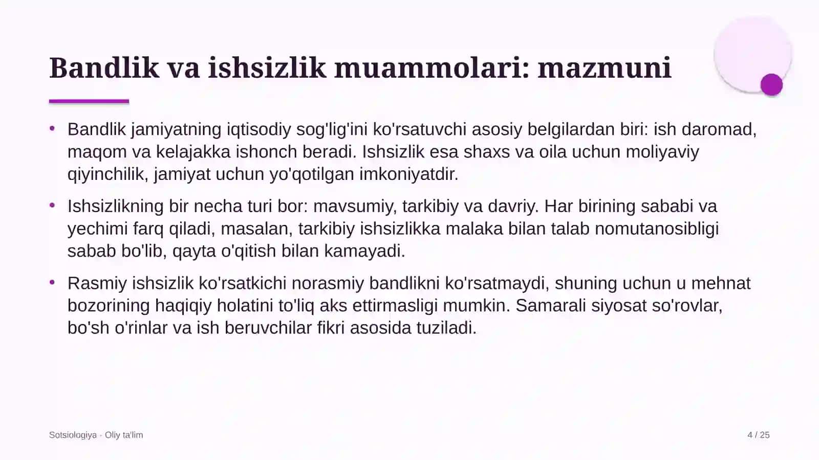sotsiologik tadqiqot markazlarida bandlik va ishsizlik muammolari 8741 4
