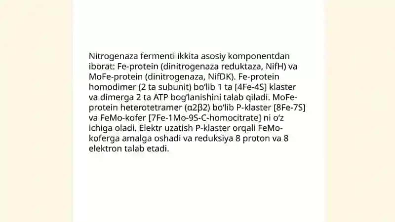 Biologik azot fiksatsiyasi 4
