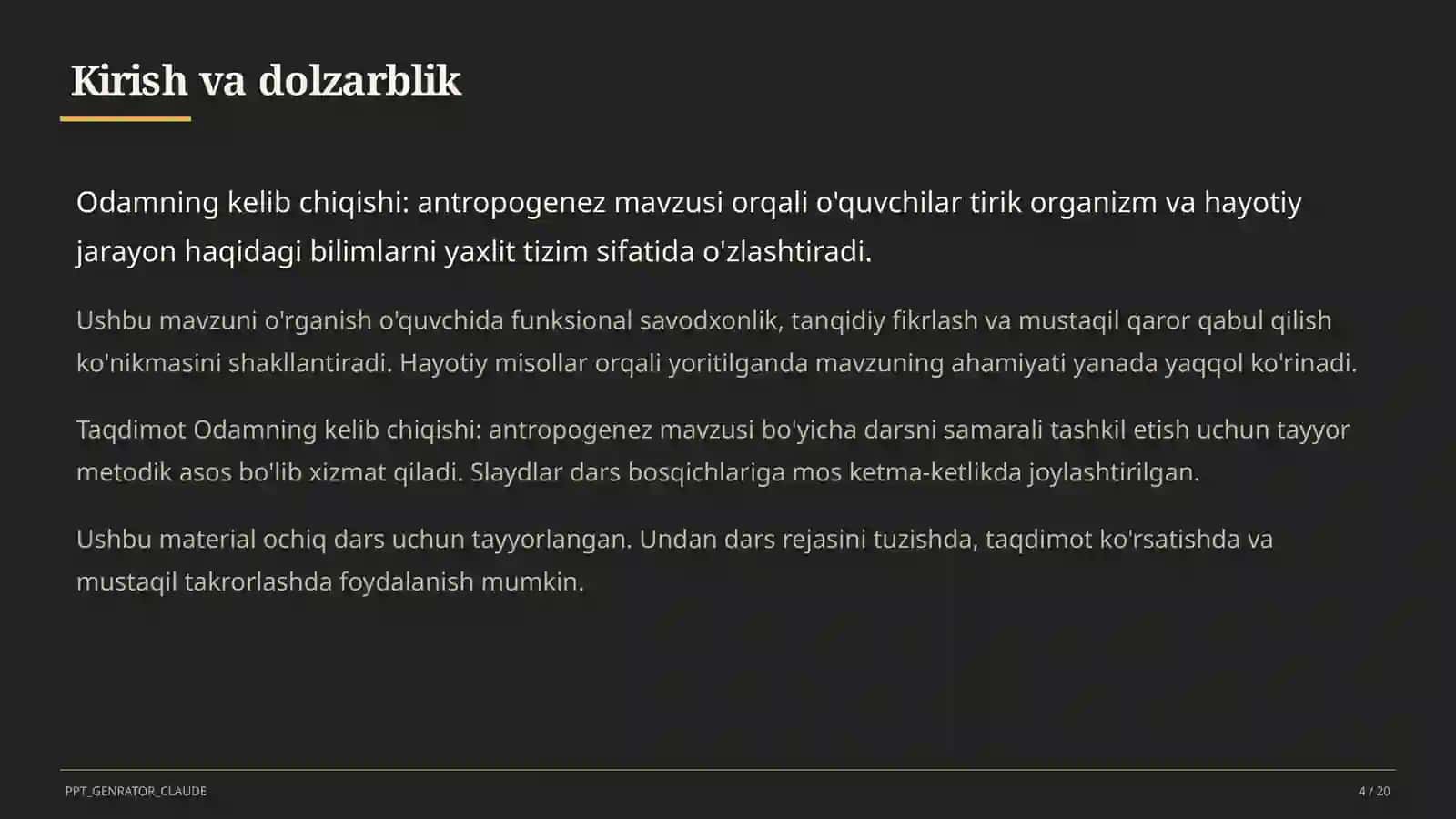 Odamning kelib chiqishi: antropogenez (11-sinf) 4