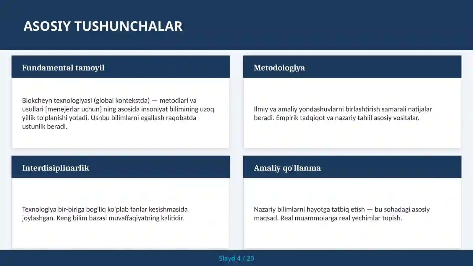 Blokcheyn texnologiyasi (global kontekstda) — metodlari va usullari [menejerlar uchun] 4
