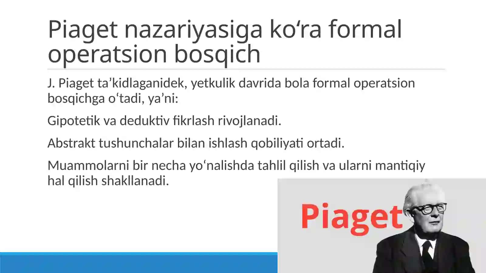 Yetuklik davrida kognitiv soha rivojlanish xususiyatlari 4