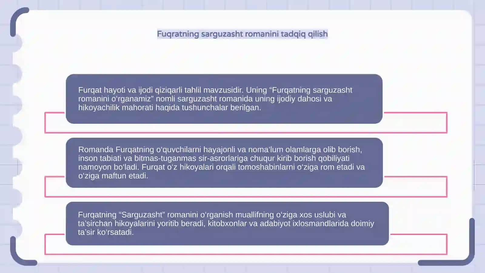 Furqat hayoti va ijodi,uning sarguzashtnoma asari tahliliarguzashtnomaasaritahlili 4