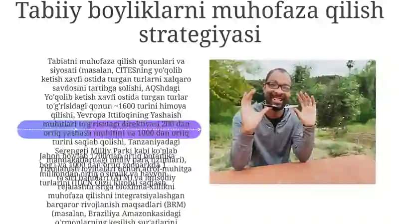 Biologik xilma xillikni asrash muammolari 4