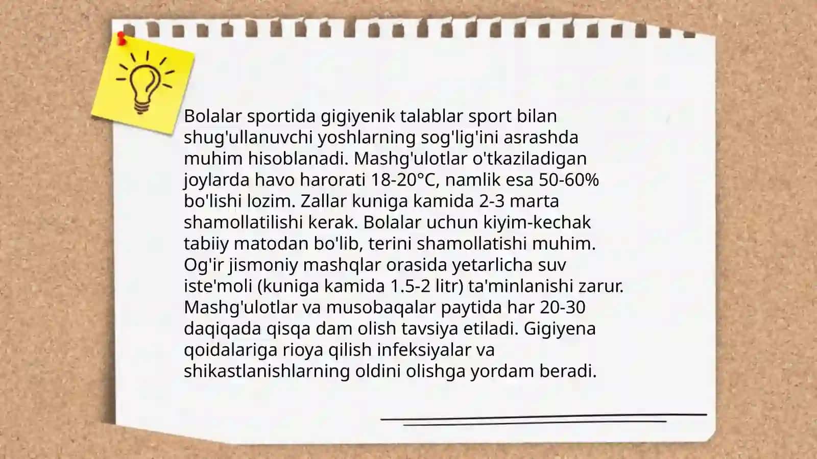 Jismoniy tarbiya va bolalar sportining gigienik mohiyati 4