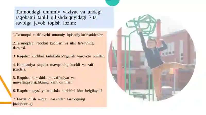 Tarmoqdagi Umumiy Vaziyat va Undagi Raqobatning Tahlili 4