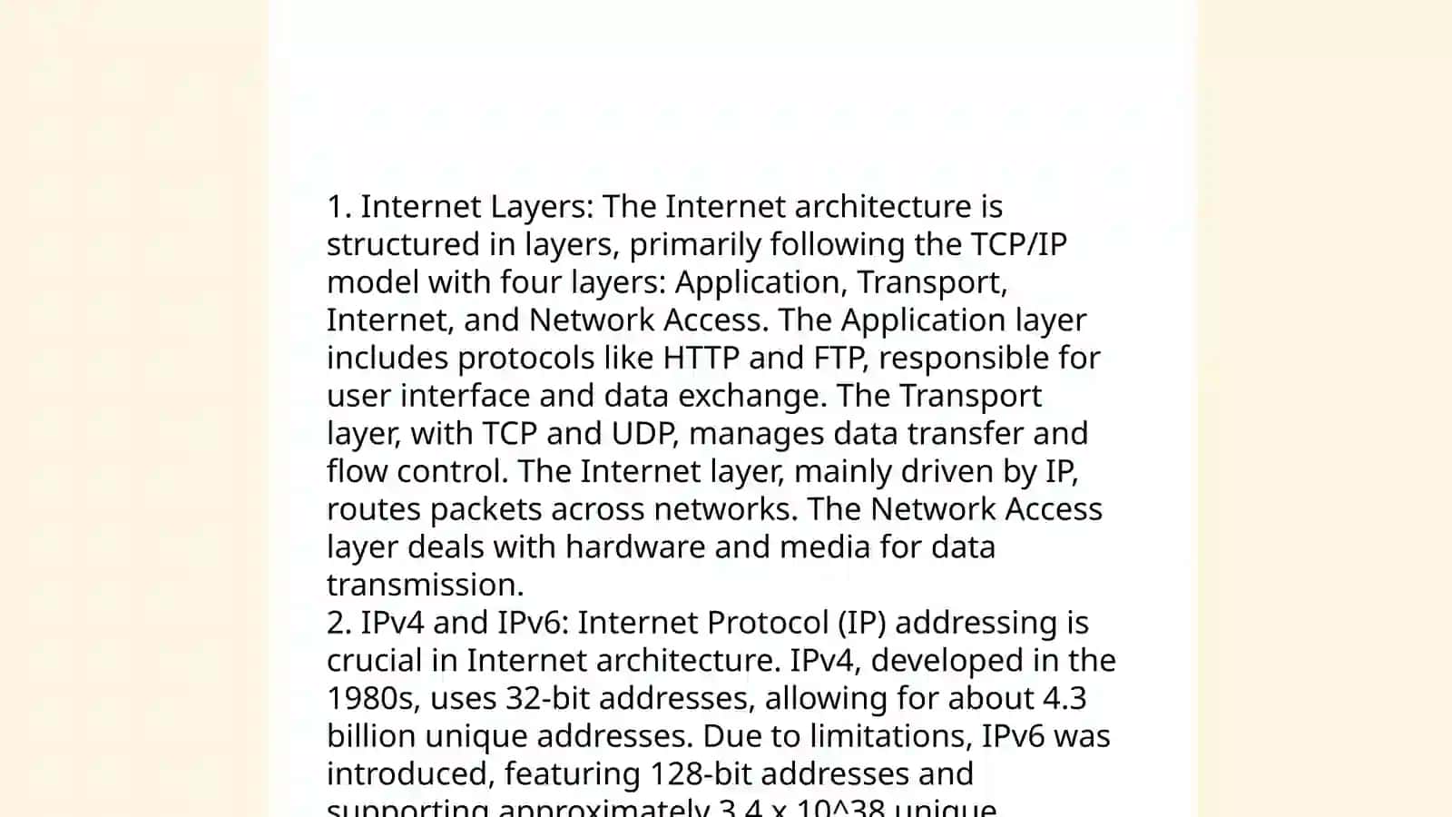 Network Protocols 4