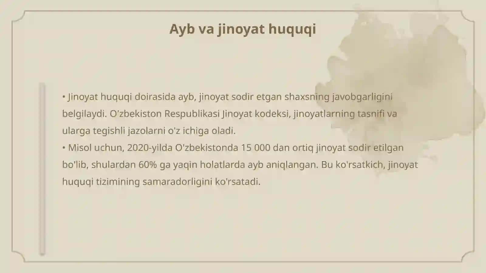 Ayb uchun javobgarlik prinsipi 4