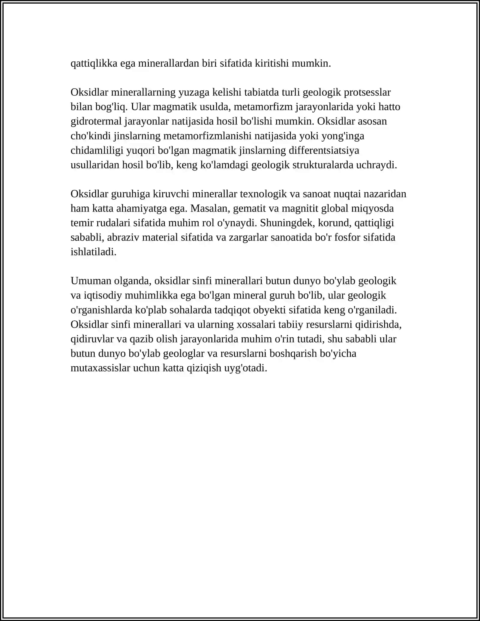 OKSIDLAR SINFI MINERALLARI 4