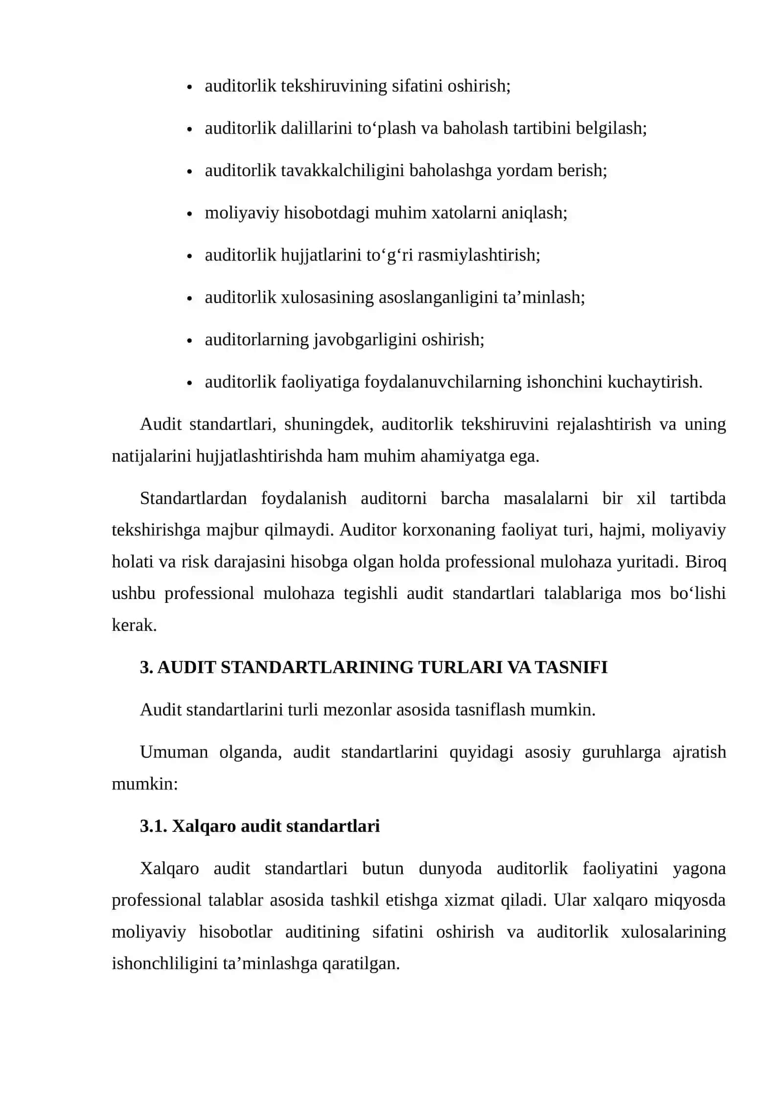 AUDITNING STANDARTLARI 4