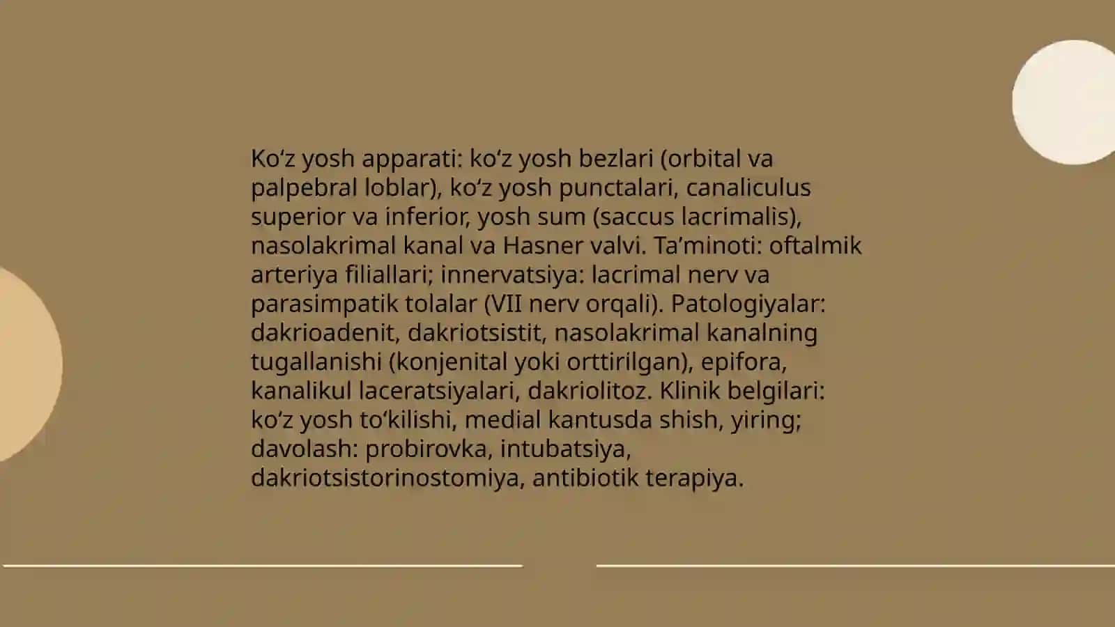 Koʻruv azosi klinik anatomiyasi haqida 4