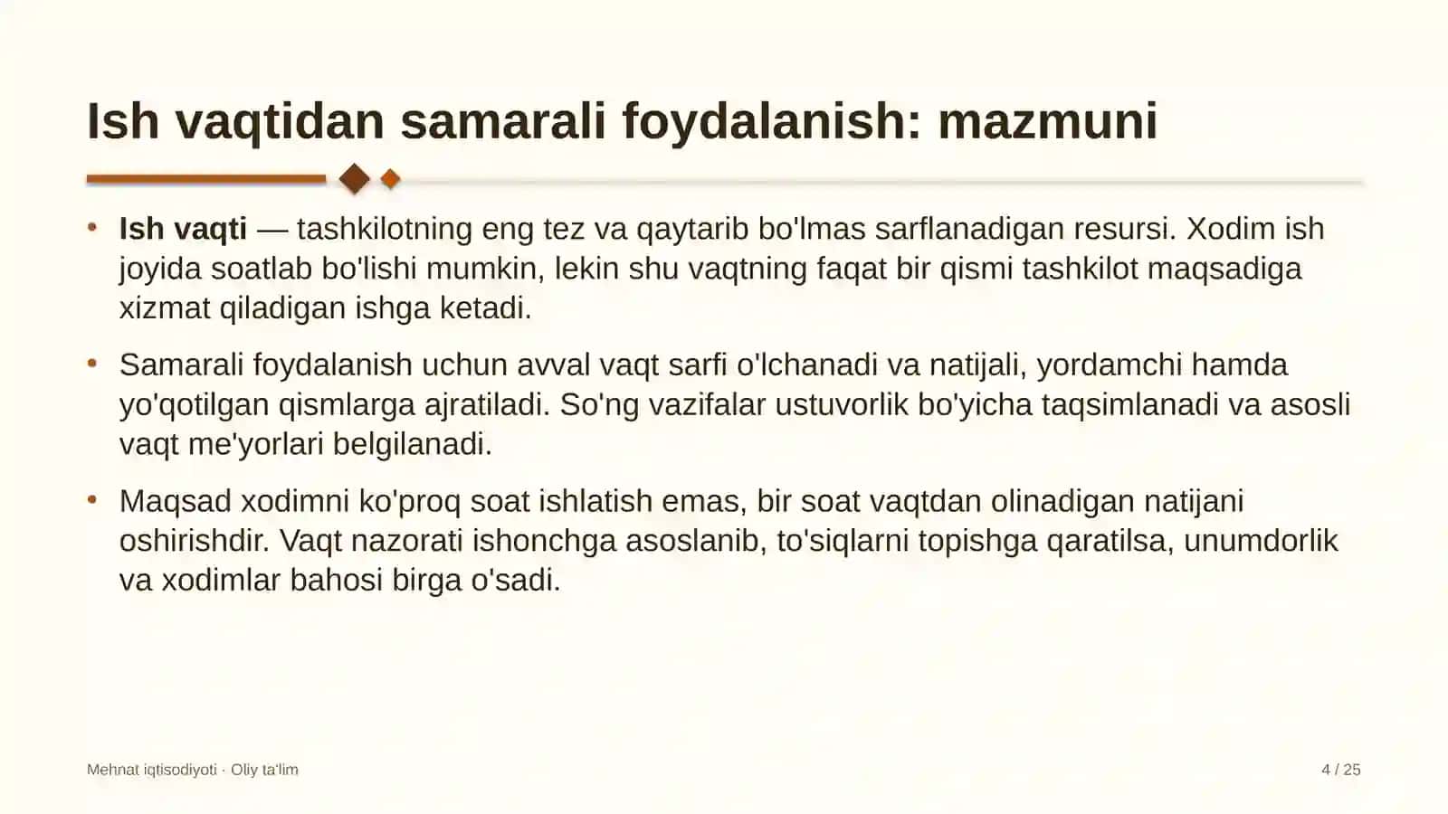 bojsiz savdo do'konlarida ish vaqtidan samarali foydalanishni ta'minlash 2093 4