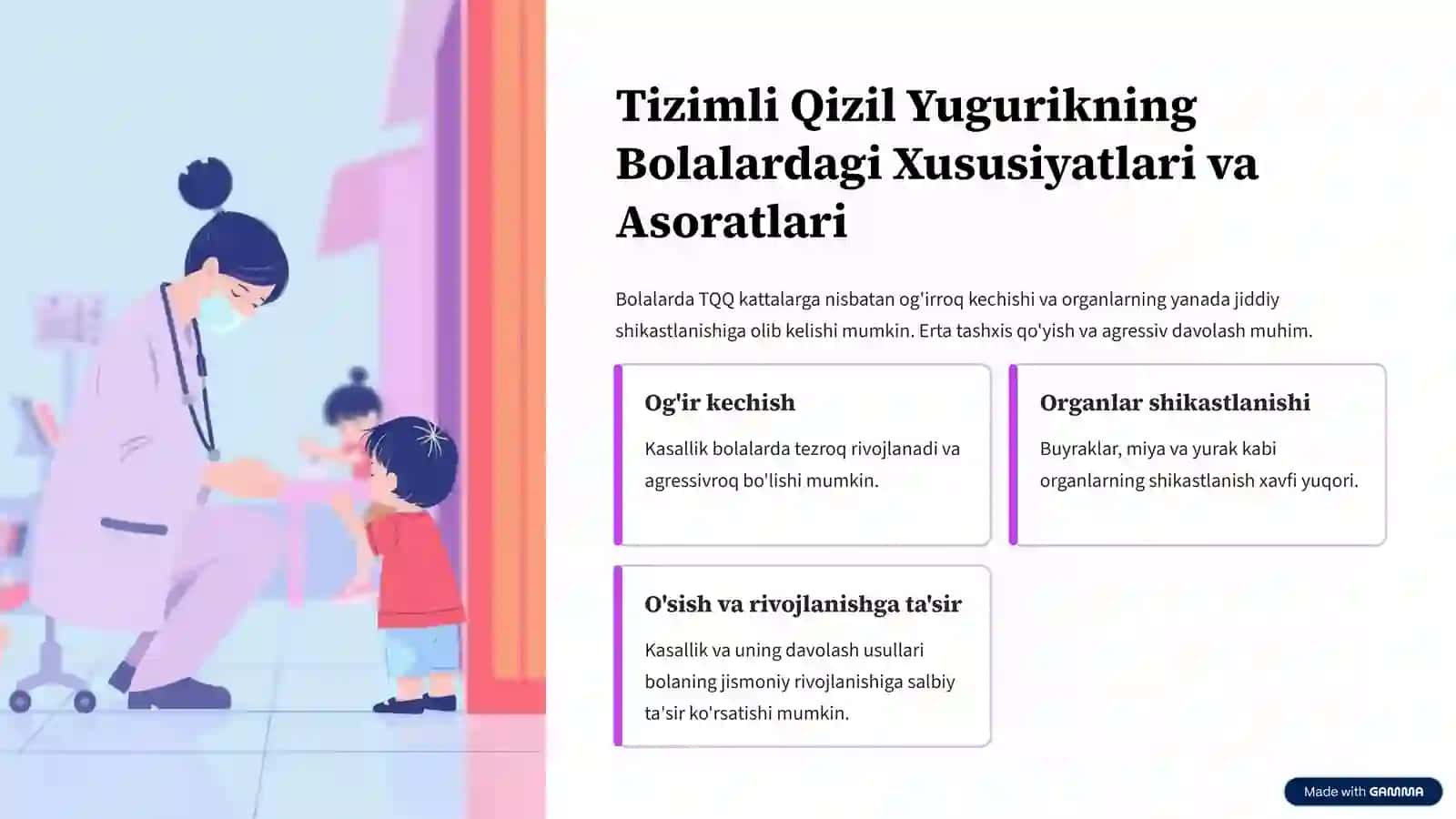 Bolalarda Tizimli Qizil Yugurik, Sklerodermiya va Dermatomiozitlar 4