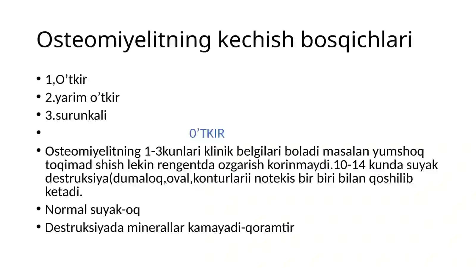 Tish jag'tizimi dayalig'lanish kasaliklari nuqsonini diagnostikasi 4
