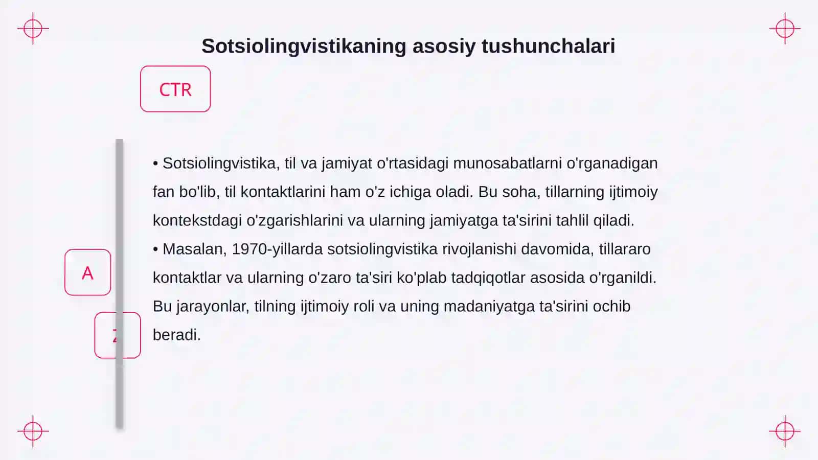 Til kontaktlari sotsiolingviskaning bosh masalasi sifatida 4
