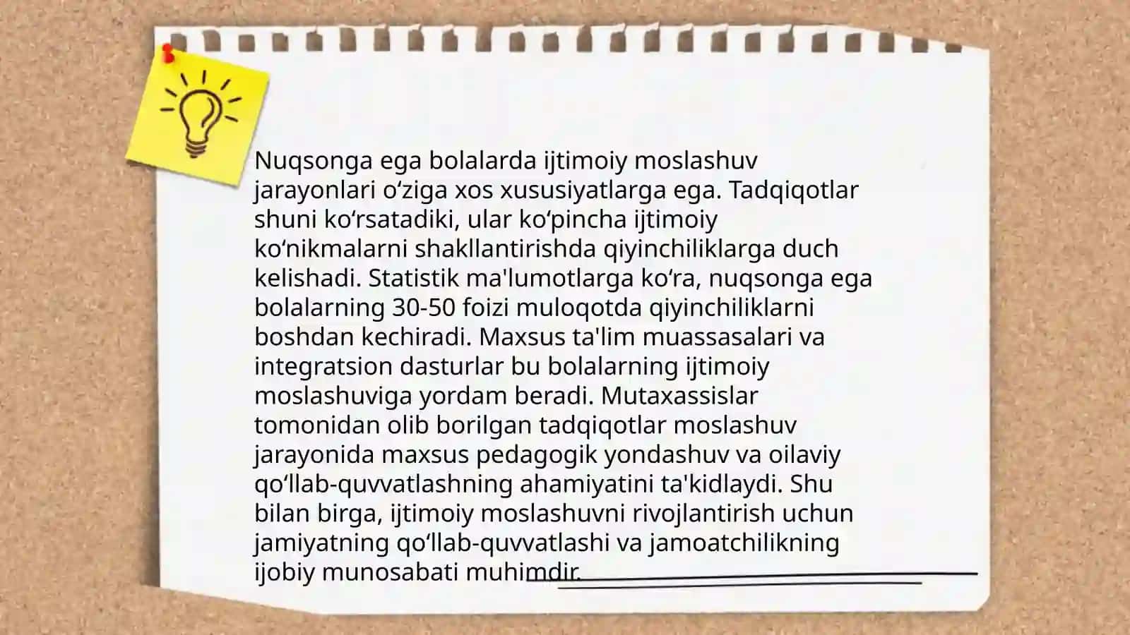 Rivojlanishida mujassam nuqsonga ega boʻlgan bolalar bilan olib boriladigan kompleks korreksion ishlarning modellar tizimi 4