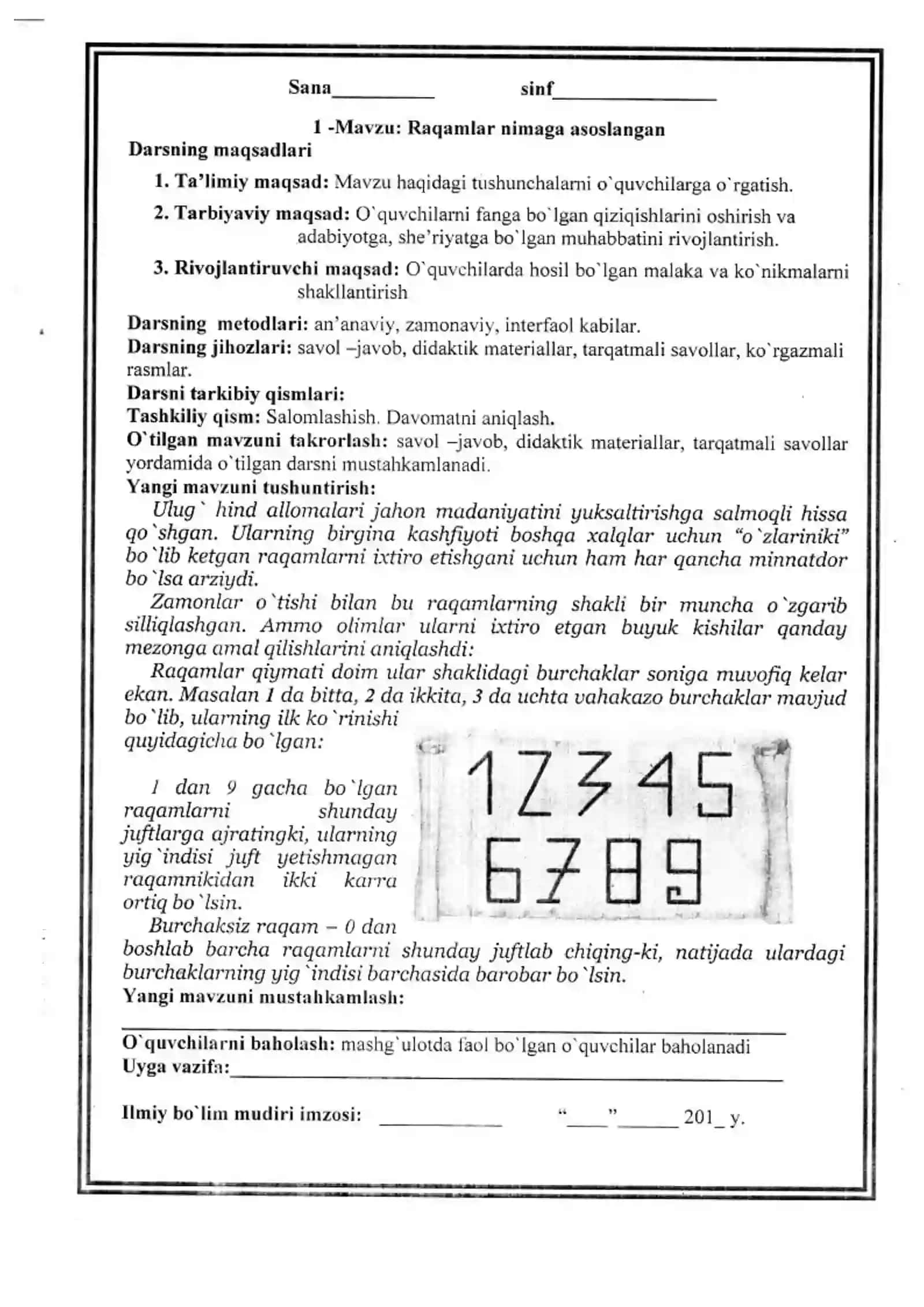 Matematika to'garak 4