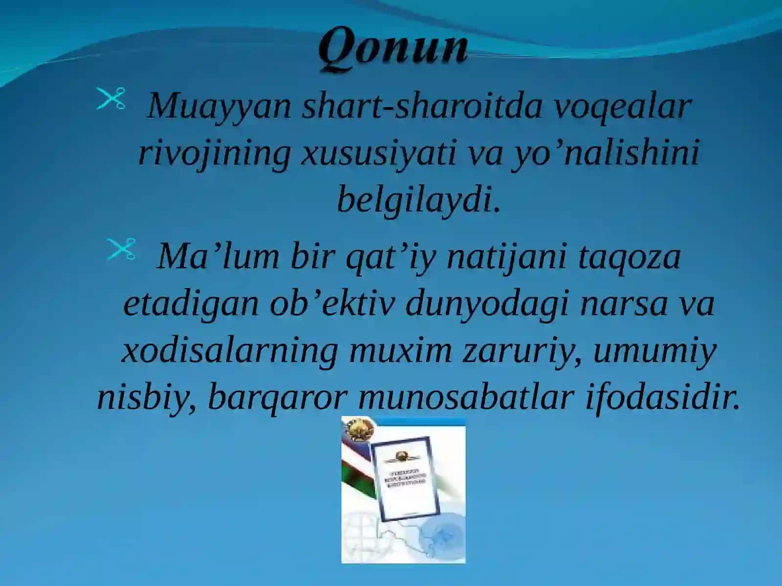 Falsafada Qonun Tushunchasi 4