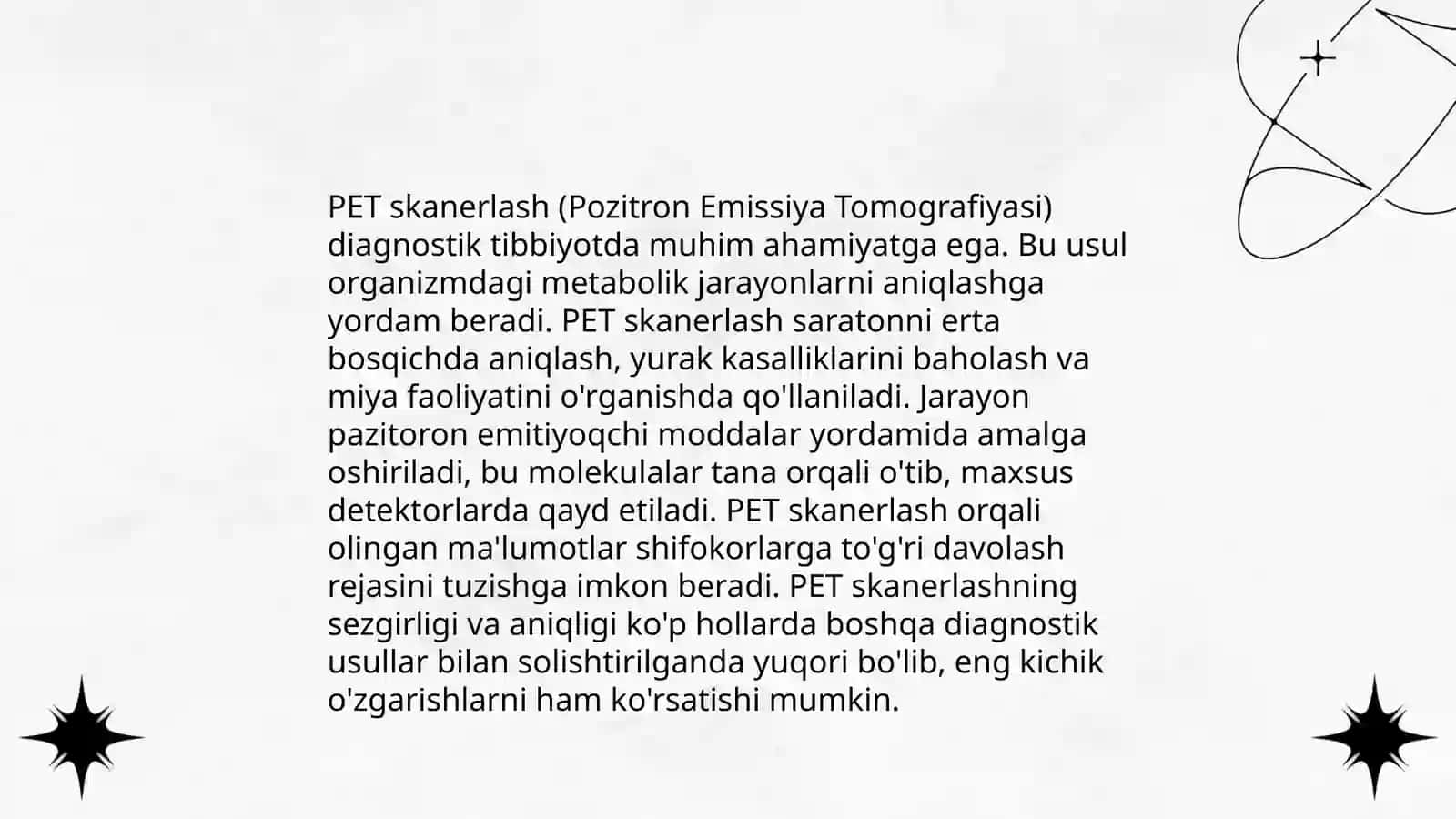 Radio tashxis qurilmalar pozitron emission tomografiya 4