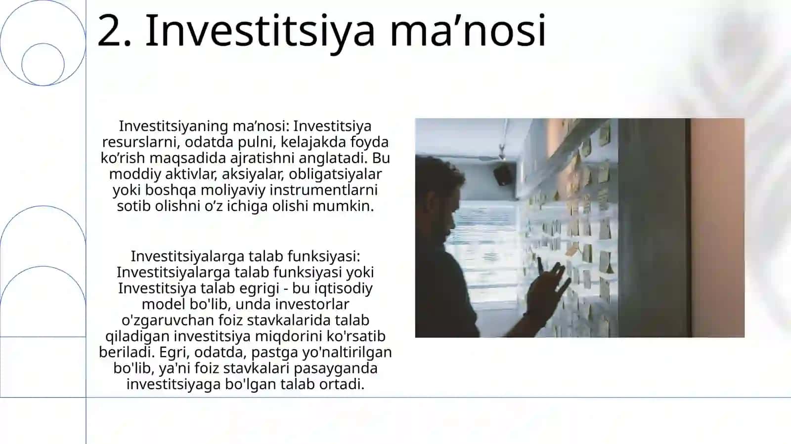 Investitsiyalarga Talab Funksiyasi 4