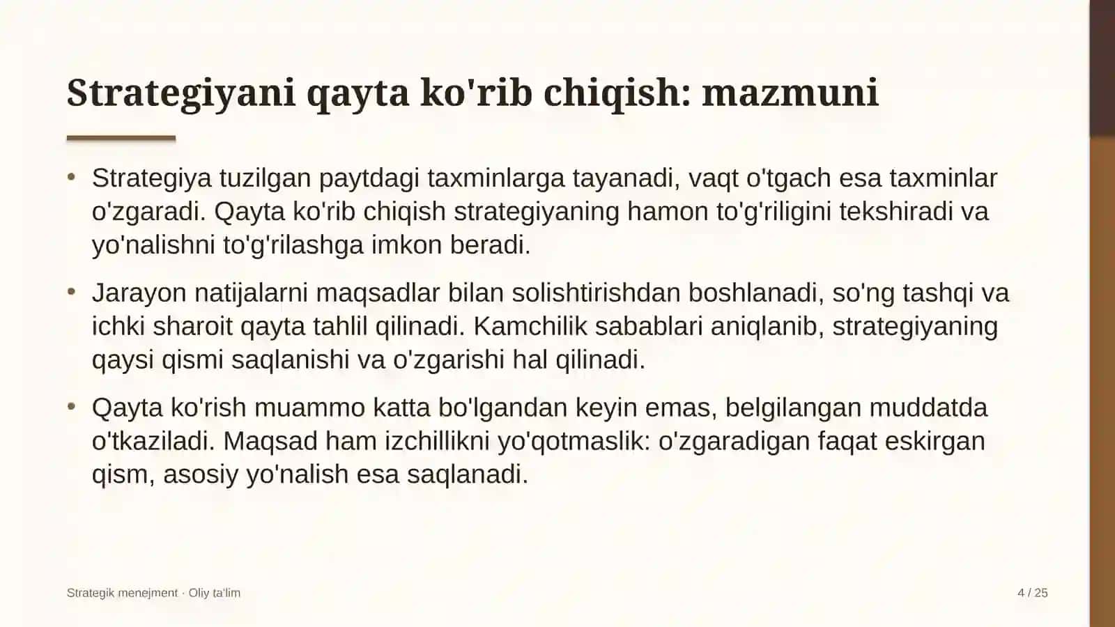 xizmat ko'rsatish sohasida strategiyani qayta ko'rib chiqish 2320 4