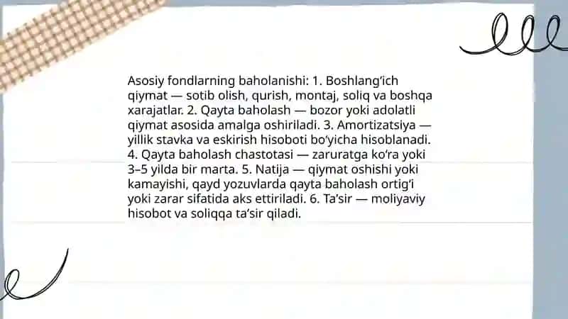 SANOAT ISHLAB CHIQARISHINING ASOSIY FONDLARI VA ISHLAB ChIQARISH QUVVATLARI 4