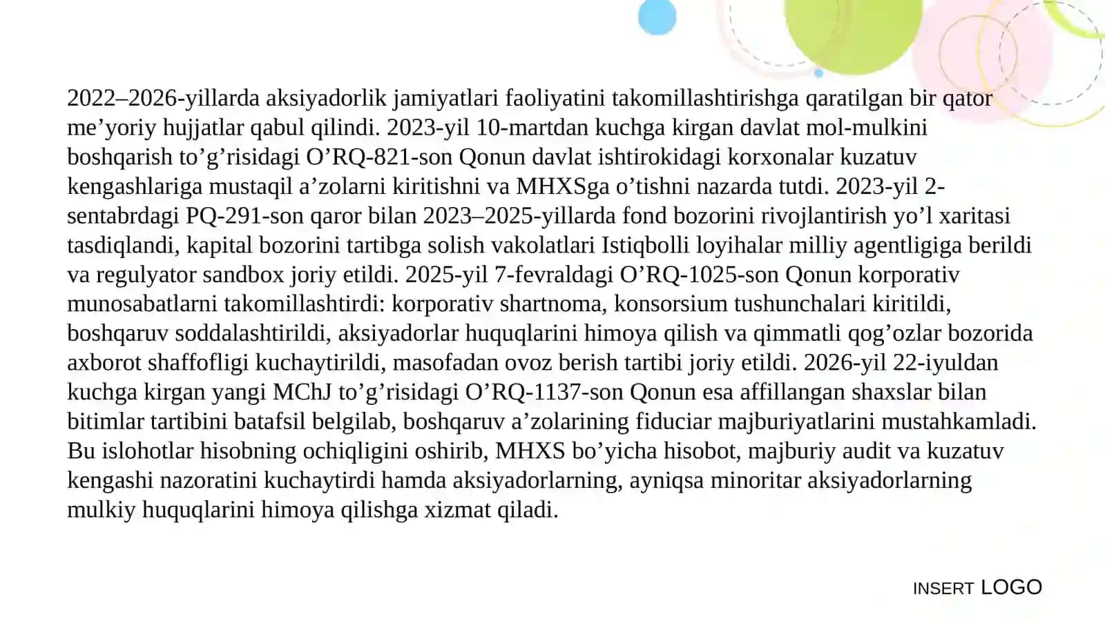 Aksiyadorlik jamiyatlari va aksiyadorlarning huquqlarini himoya qilish 4