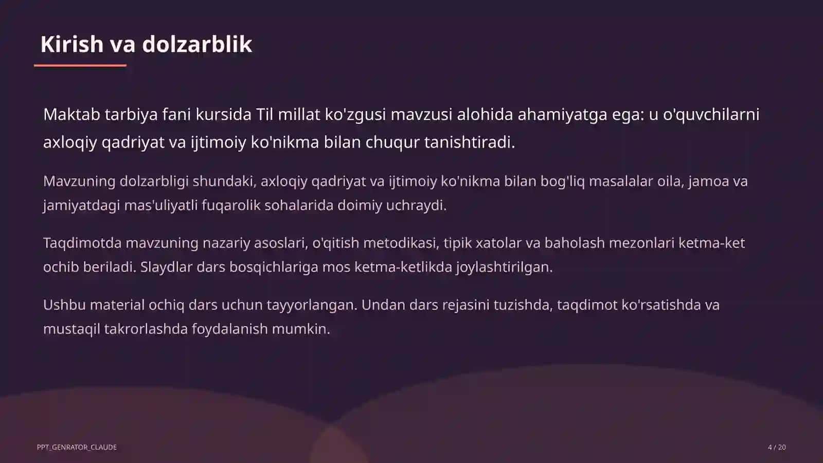 Til millat ko'zgusi (6-sinf) 4