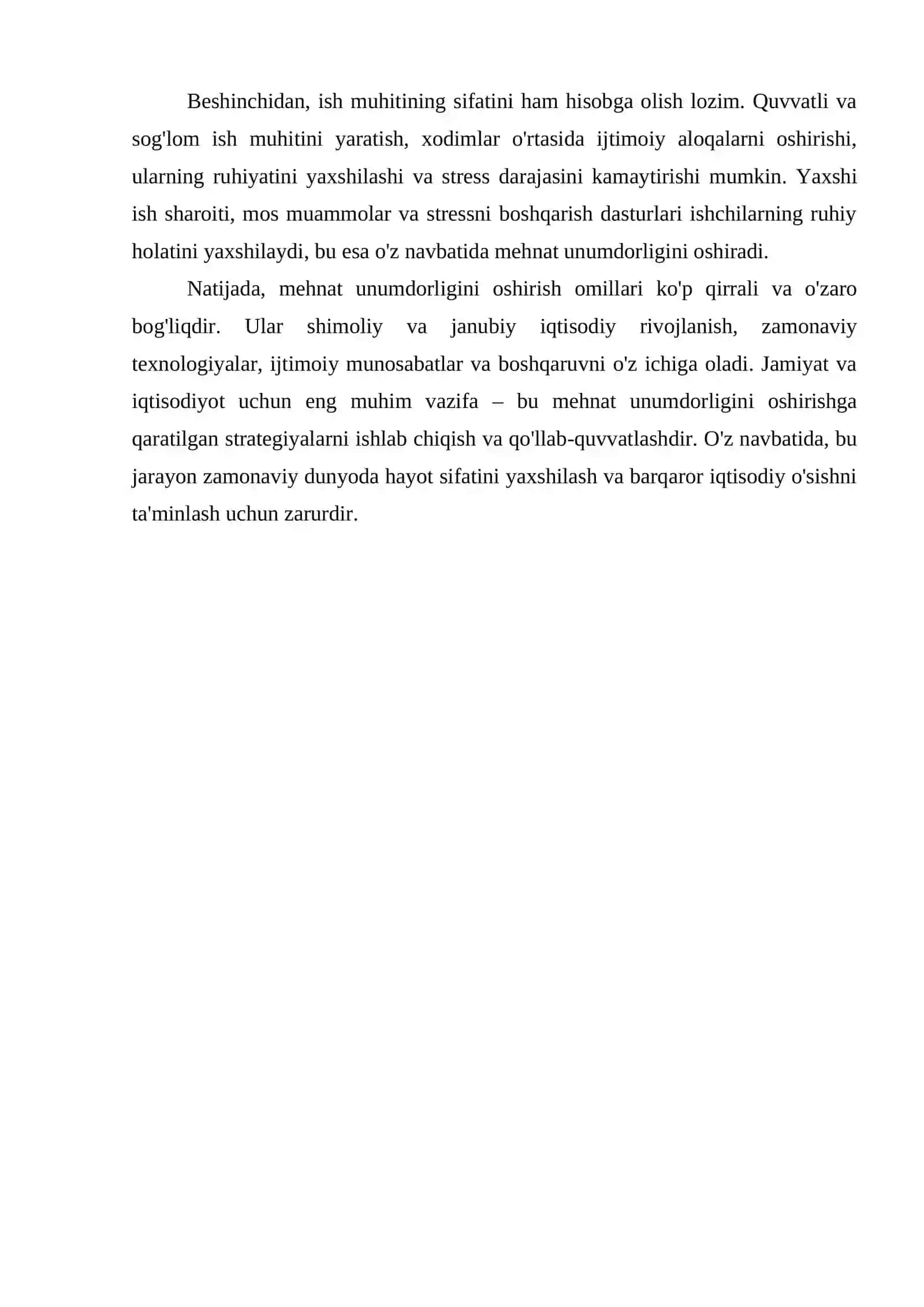 MEHNAT UNUMDORLIGINI OSHIRISH OMILLARI VA IMKONIYATLARI 4