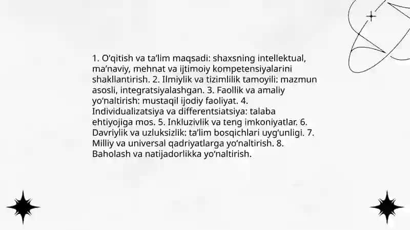 Taʼlim mazmuni 4