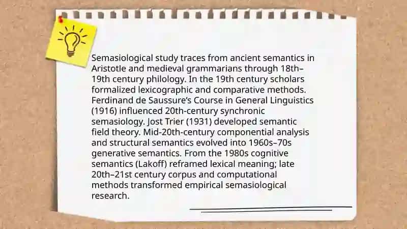 Semasiology 4