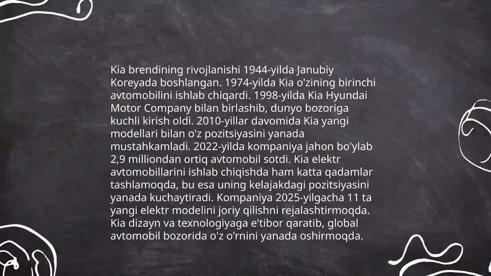 Kia kompaniyasining tarixi 4