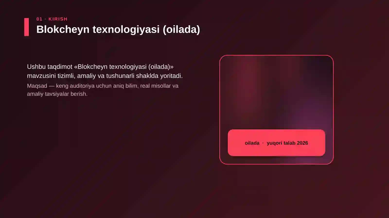 Blokcheyn texnologiyasi (oilada) 4