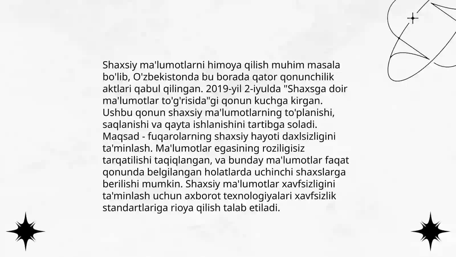 Shaxsiy Hayot Daxlsizligi va Inson Huquqlari 4