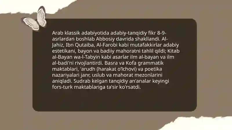 Sharq klassik adabiyotida adabiy-tanqidiy fikrlar taraqqiyoti 4