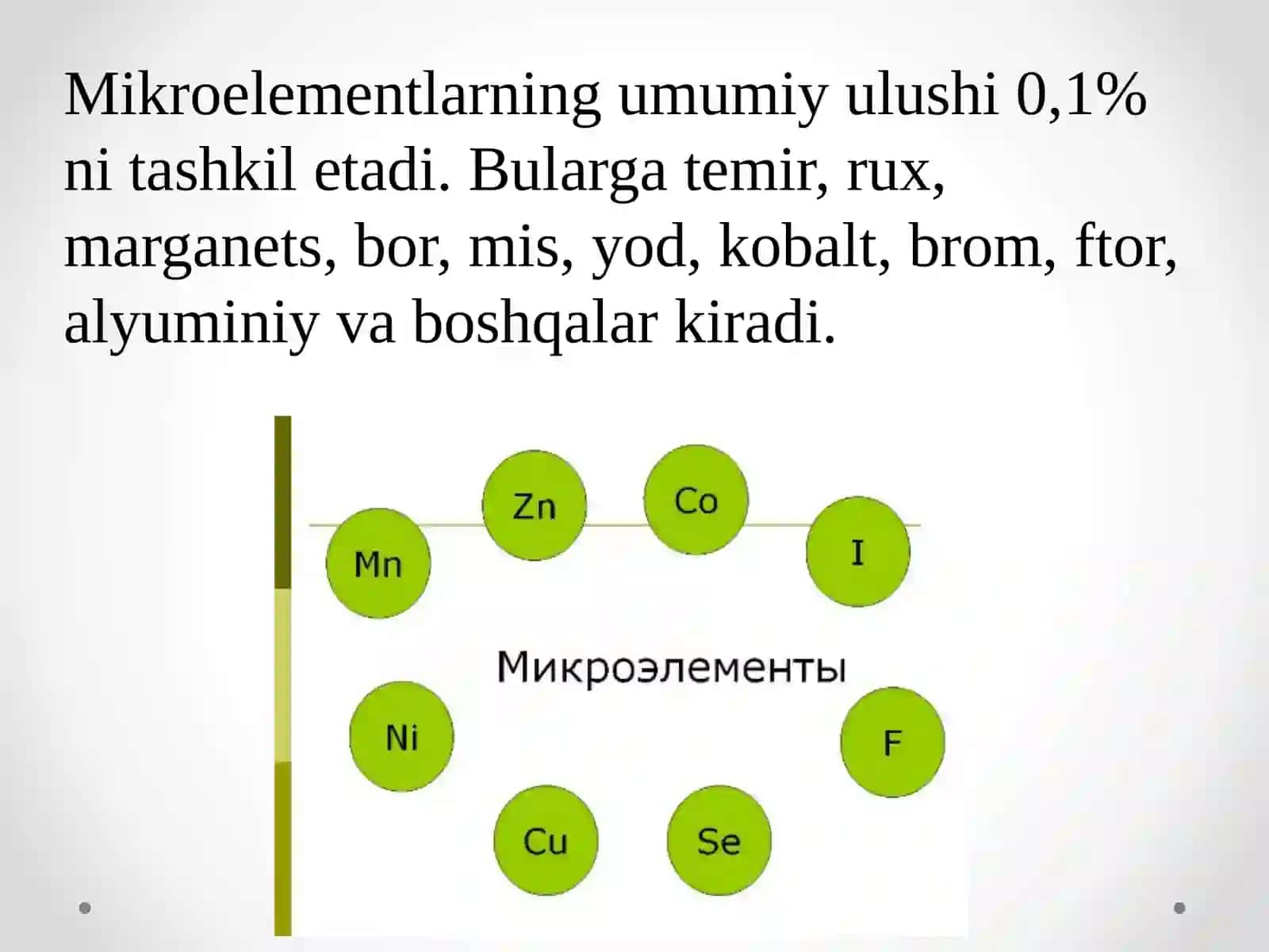 Tirik organizmlar hujayralaridagi kimyoviy elementlar 4