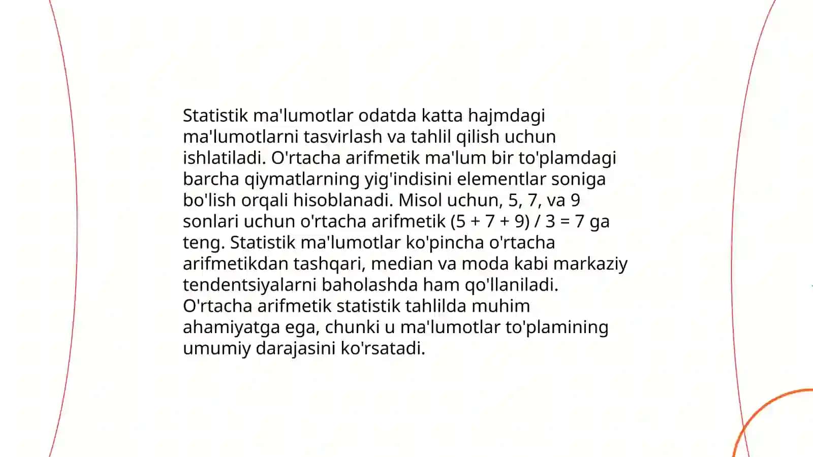 Oʻrtacha arximetik qiymat va xatolikka doyir masalalar 4