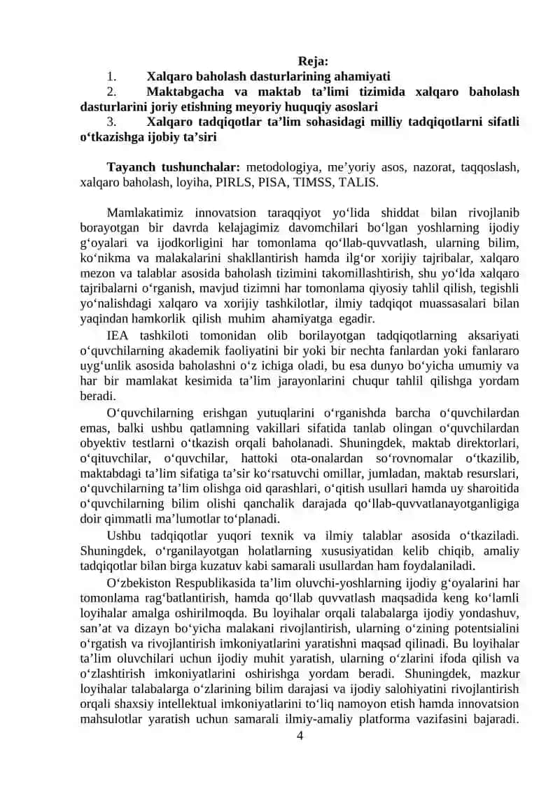 Boshlang‘ich ta’limning xalqaro dasturlari 4