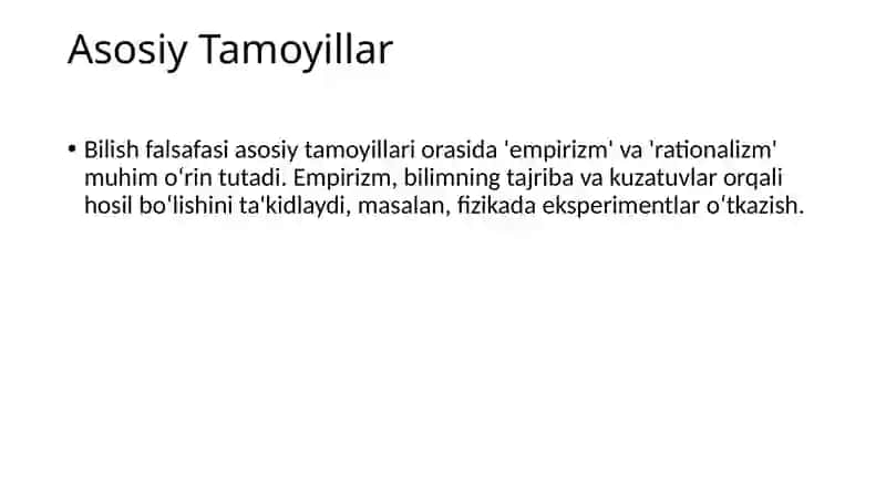 BILISH FALSAFASI 4