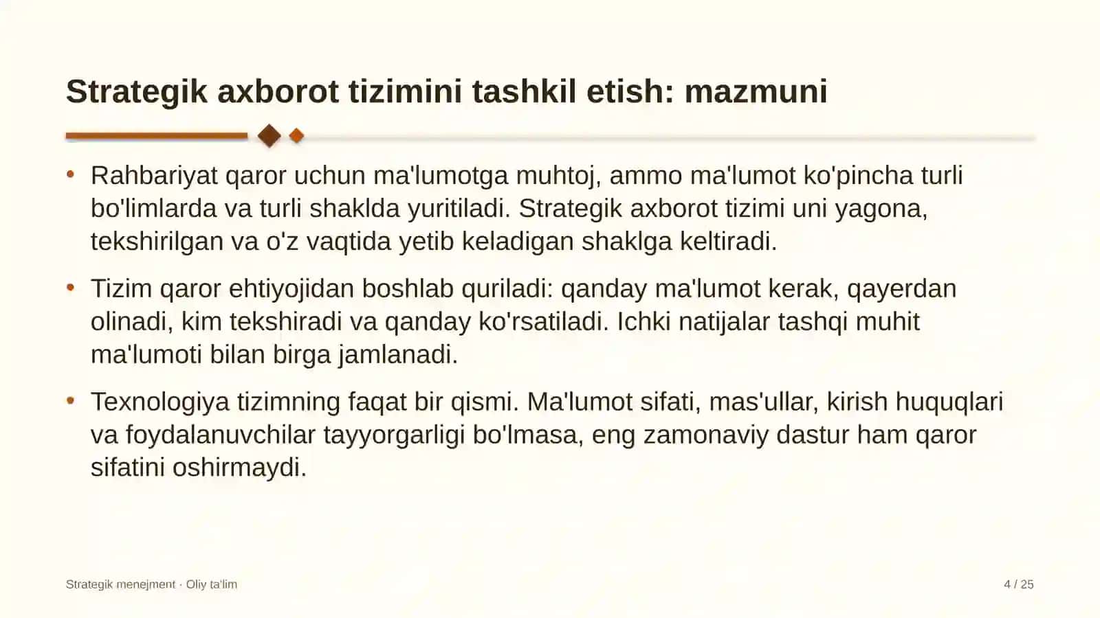 vazirliklarda strategik axborot tizimini tashkil etish 8021 4