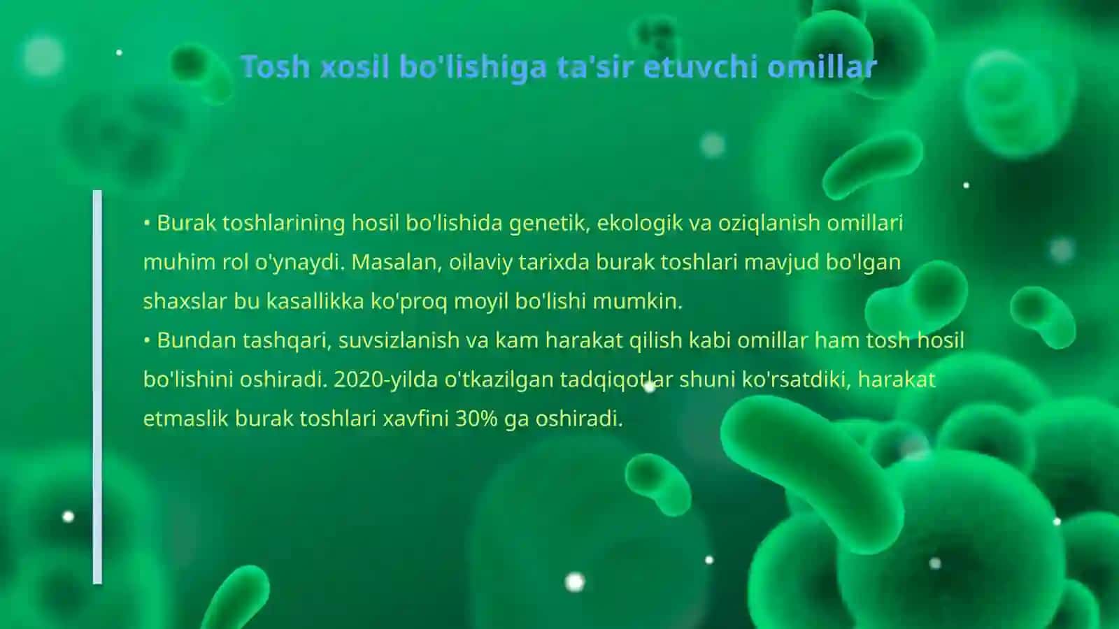 Buraklarda tosh xosil boʻlishini oldini olishning biokimyoviy asoslari 4