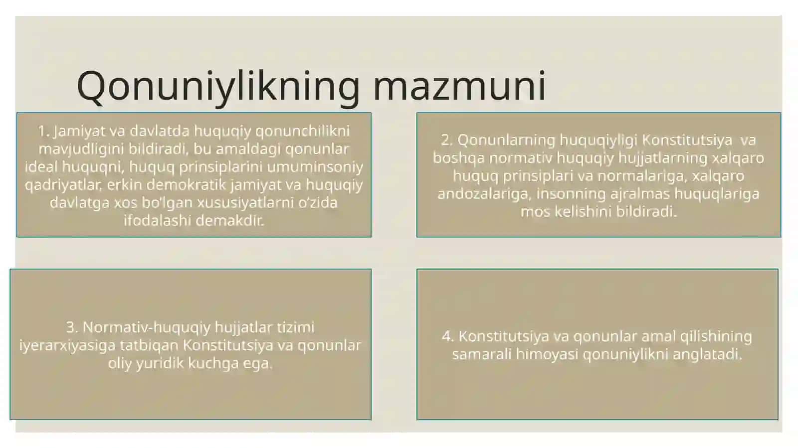 Qonuniylik va huquqiy tartibot 4