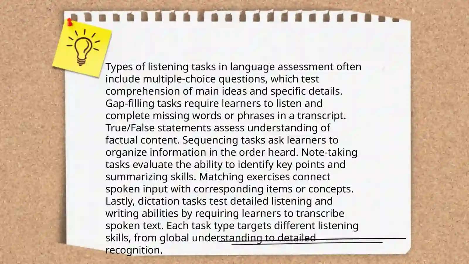 Assessing Listening 4